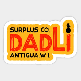 Dadli Surplus Co. Sticker